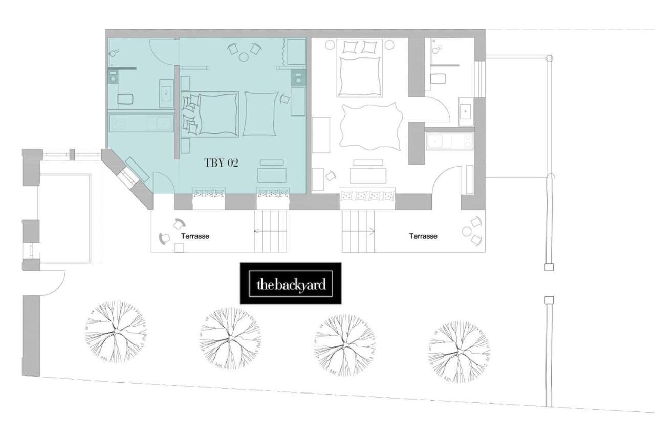 Exklusive Designferienwohnung The Backyard Tby 02 Τρίερ Εξωτερικό φωτογραφία